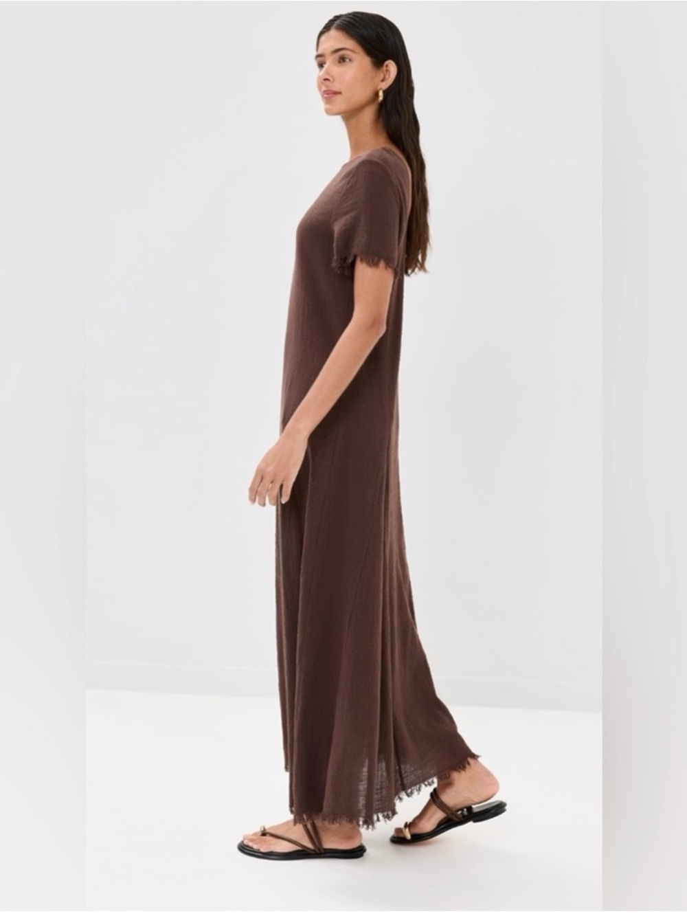 STAUD Brown Maxi Dress - Picture 5 of 10